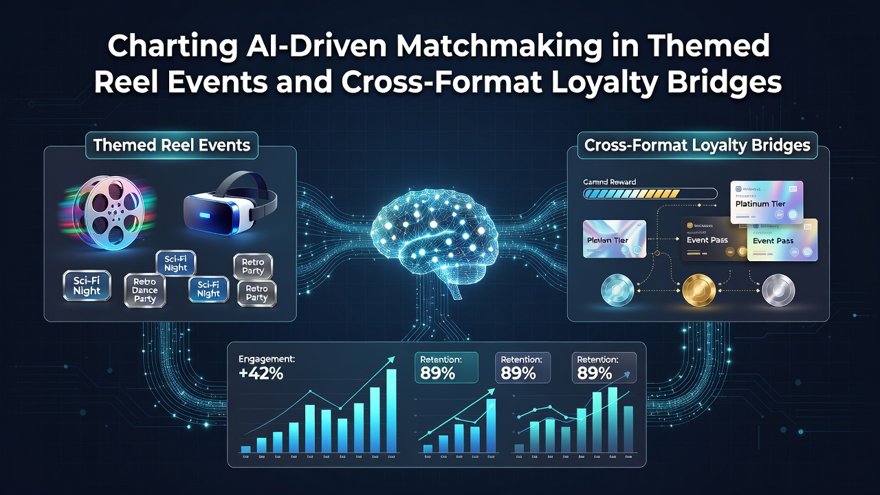 AI systems analyzing participant data for themed reel event pairings