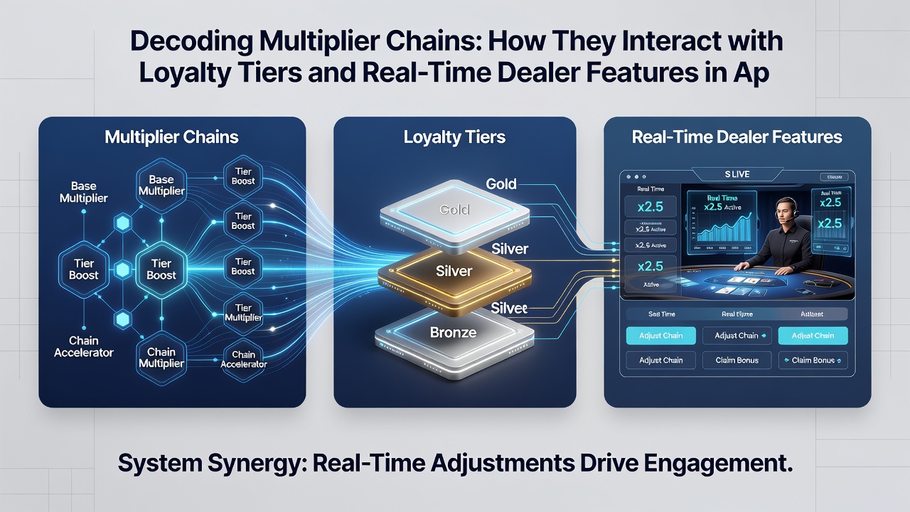 Live dealer interface showing multiplier chain interactions during gameplay