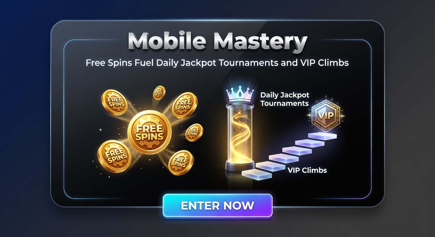 Close-up of VIP ladder graphic on mobile screen, highlighting free spins icons unlocking higher tiers amid jackpot fireworks