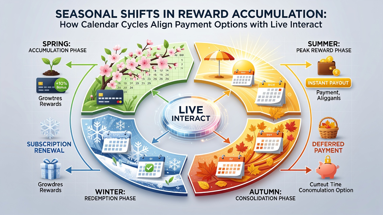 Mobile interfaces displaying aligned payment and progressive jackpot features during seasonal shifts