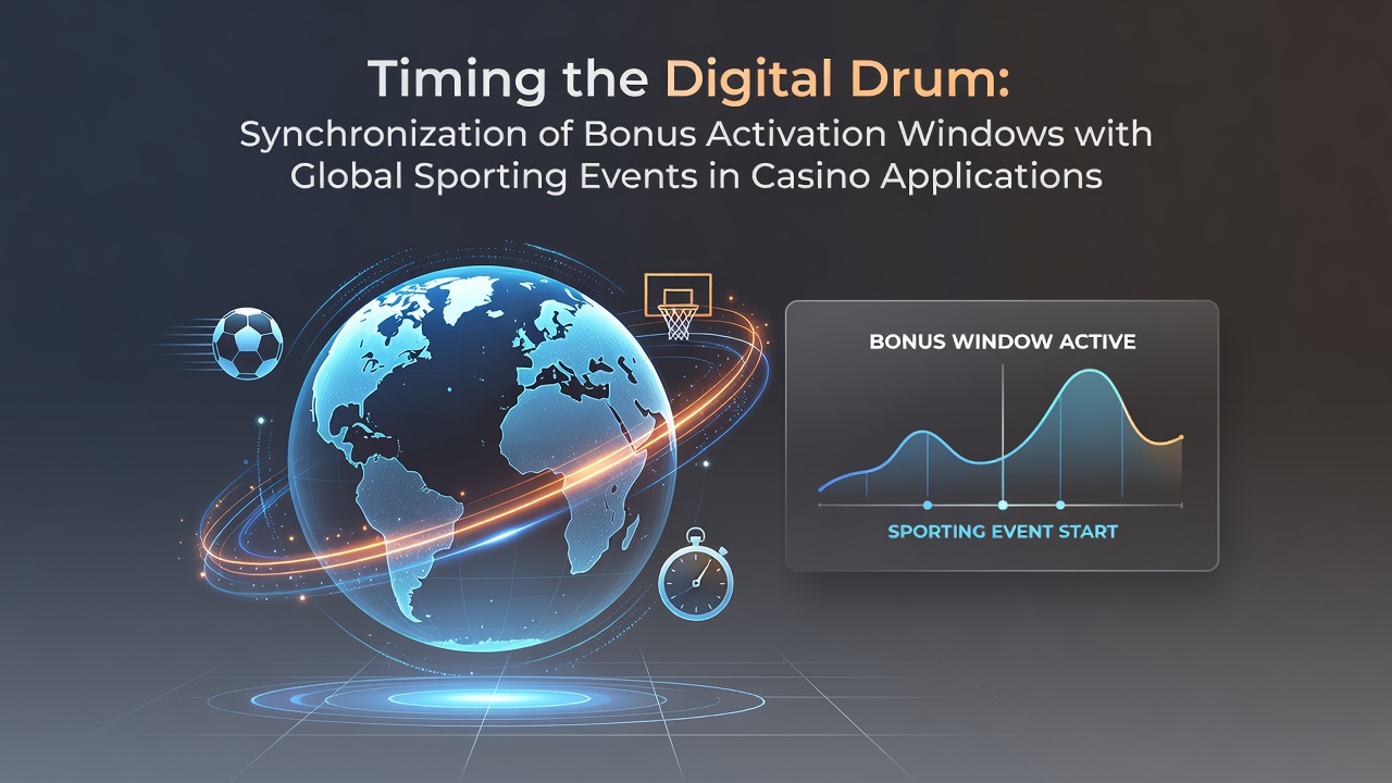 Digital interface showing synchronized bonus timers aligned with global sports event schedules in a casino application